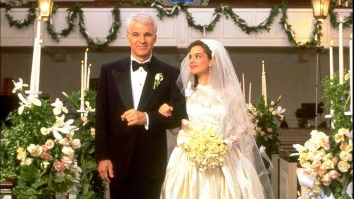 Steve Martin and Kimberly Williams-Paisley in Father of the Bride (1991)