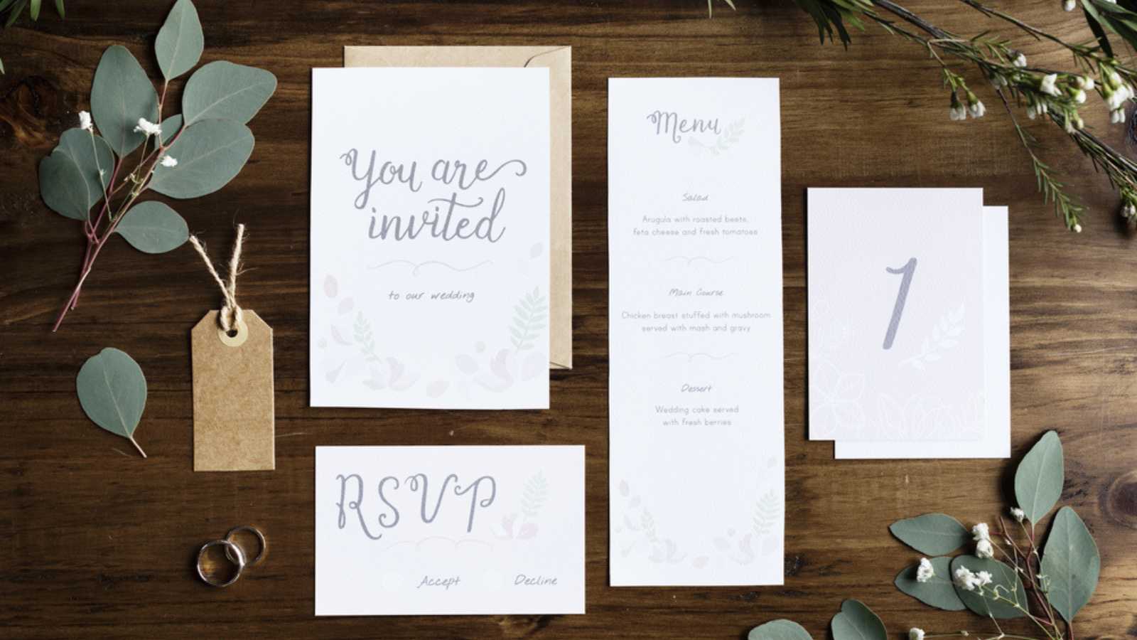 Marriage invitation