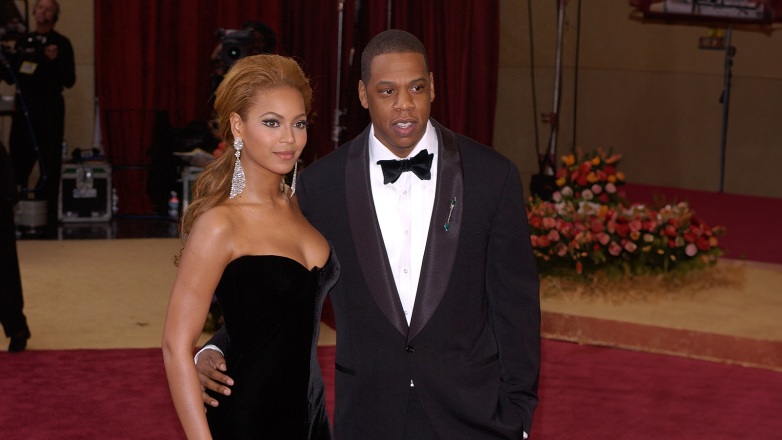 BEYONCE KNOWLES & JAY-Z at the 77th Annual Academy Awards at the Kodak Theatre, Hollywood, CA February 27, 2005; Los Angeles, CA. Paul Smith / Featureflash