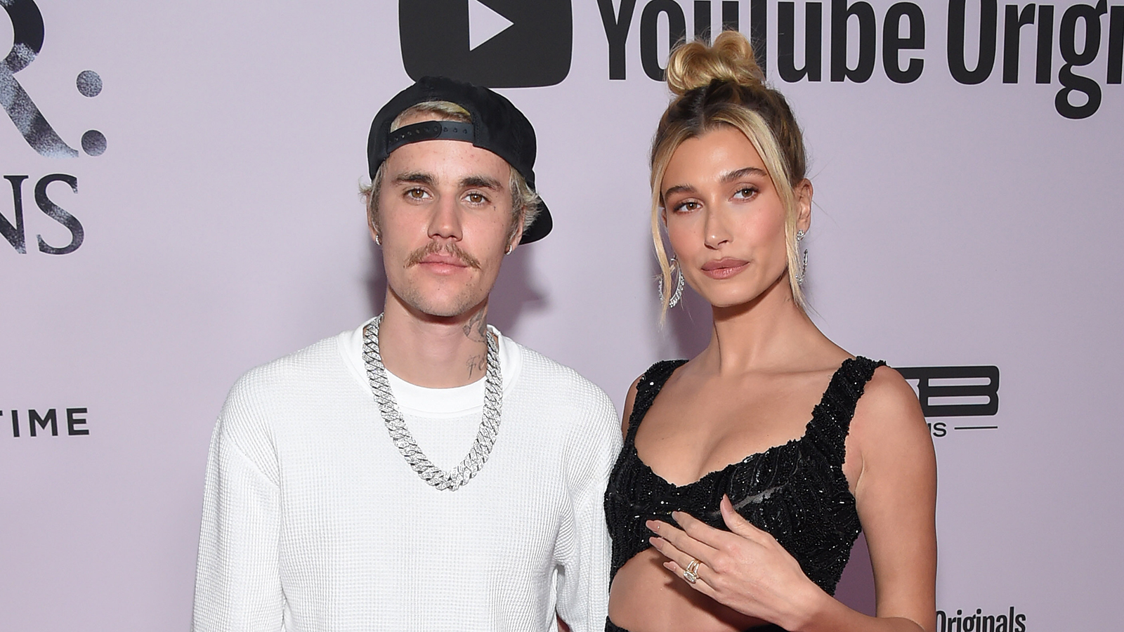 LOS ANGELES - JAN 27: Justin Bieber and Hailey Bieber {Object} arrives for the Premiere Of YouTube Originals' "Justin Bieber: Seasons" on January 27, 2020 in Westwood, CA