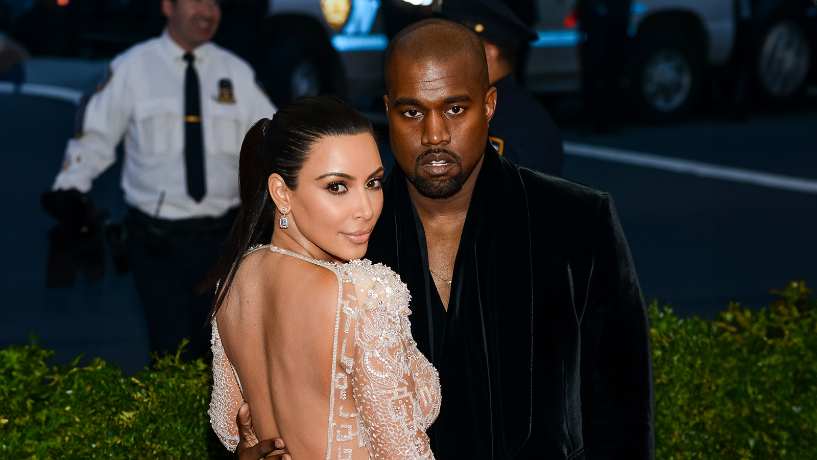 New York, NY Monday May 04, 2015: Kim Kardashian and Kanye West attend 'China: Through The Looking Glass' Costume Institute Gala, held at the Metropolitan Museum of Art in New York City, New York.