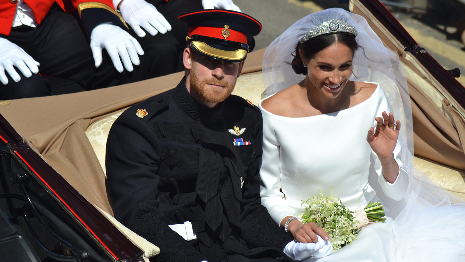 Windsor, Berkshire / United Kingdom - May 19th 2018: Harry and Meghan's wedding