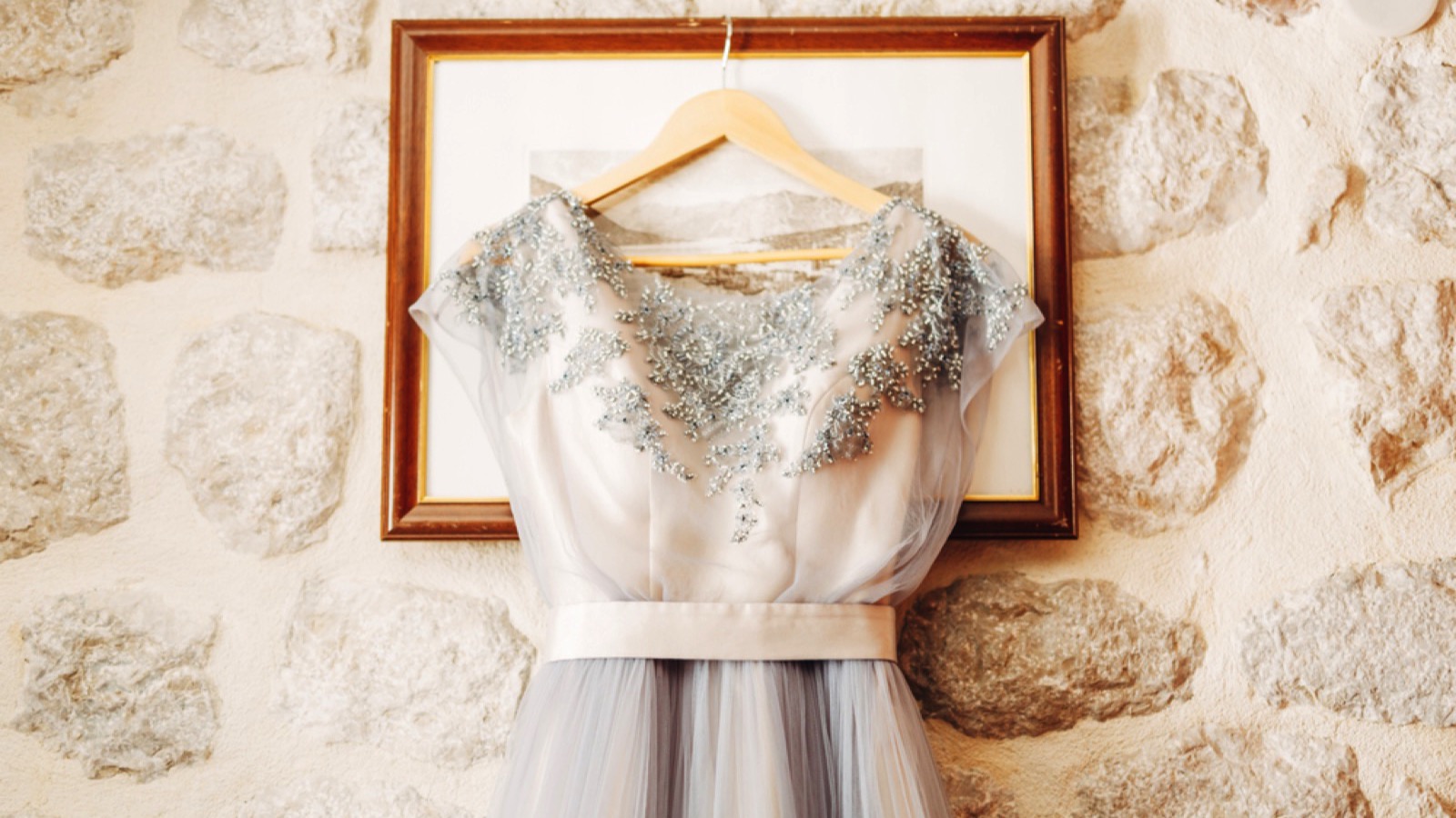 Framing bridesmaid dress